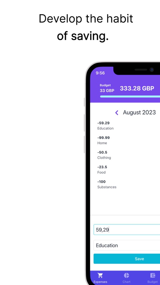 #3. BudgetSense Ninja (iOS) بواسطة: Konrad Hanus