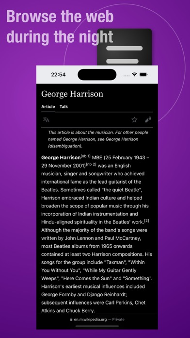 Screenshot #2 pour DarkReader Web