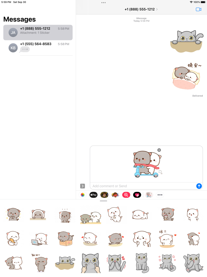 Mochi Cat - WAStickers