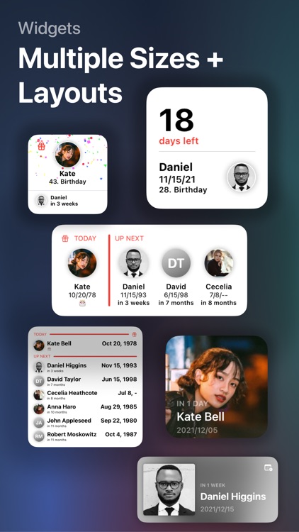 Happy Birthday Widget