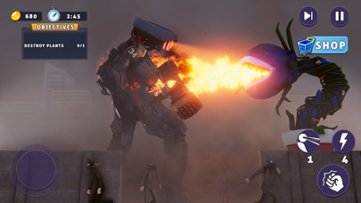 Toilet Monsters Vs Plants Hero Screenshot