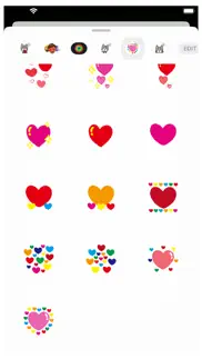 How to cancel & delete heart animation 1 sticker 3