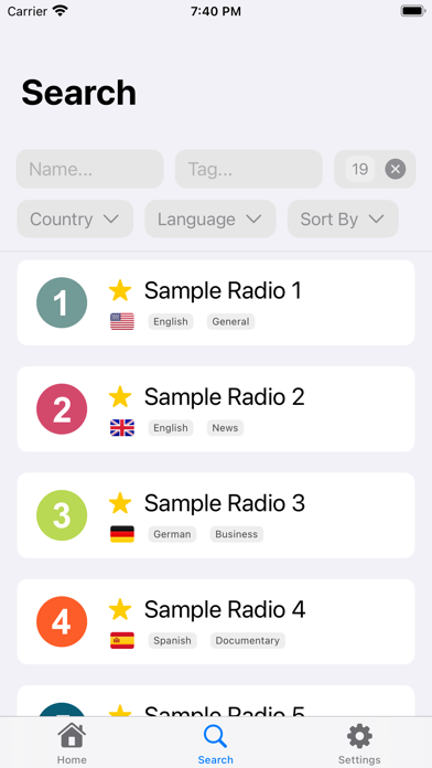 Radio Player Screenshot