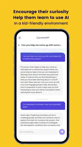Game screenshot PinwheelGPT: Kid’s AI Chat apk