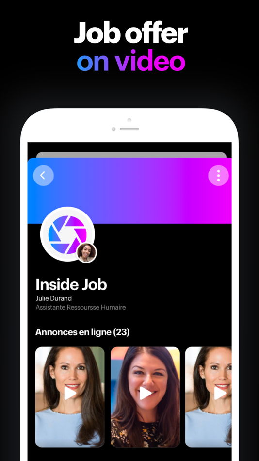 #3. Inside Job - Video job offers (iOS) 由: Inside Job