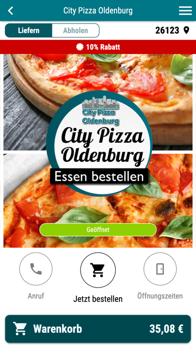 City Pizza Oldenburg Screenshot