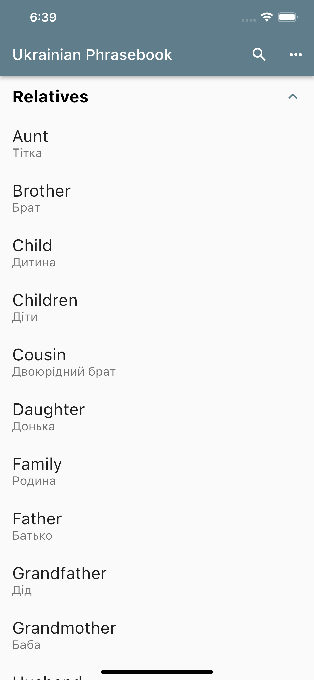 Ukrainian Basic Phrases