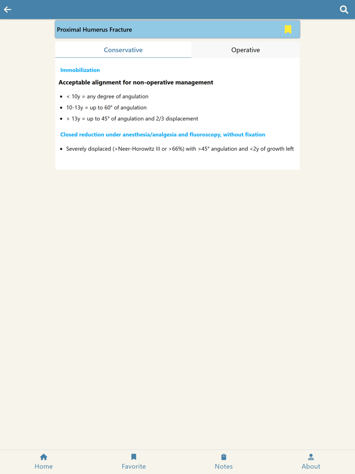 Orthopedic Indications