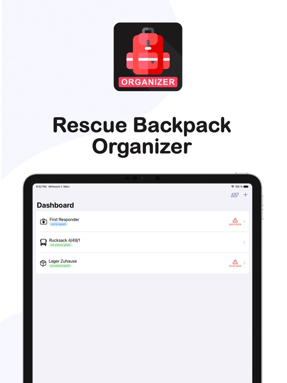 Screenshot #4 pour Rettungsrucksack Organizer