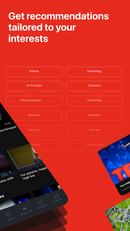 #2. TED Talks: Watch and Learn. (iOS) 게시자: TED Conferences LLC