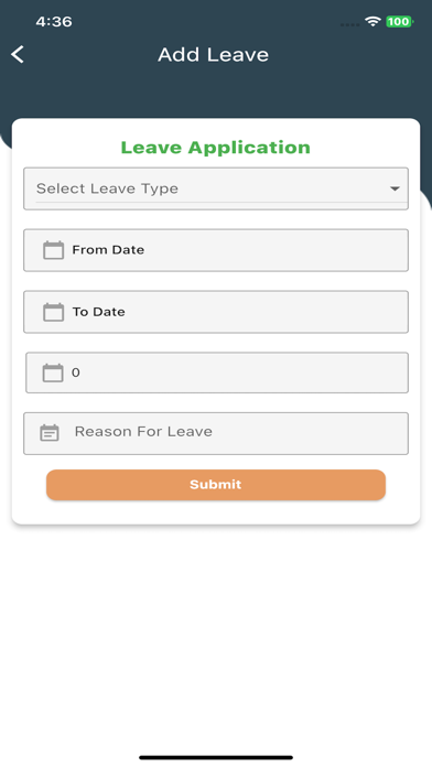 LEAP HRMS Screenshot
