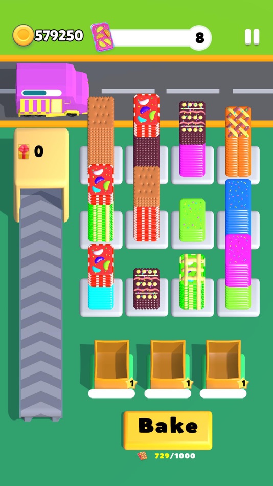 #7. Cookie Sort Shuffle (iOS) 由: ZiNKY OYUN YAZILIM ANONiM SiRKETi