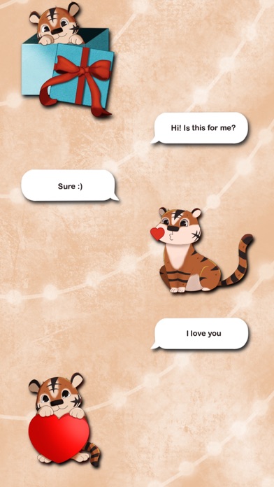 Tiger. Stickers Screenshot