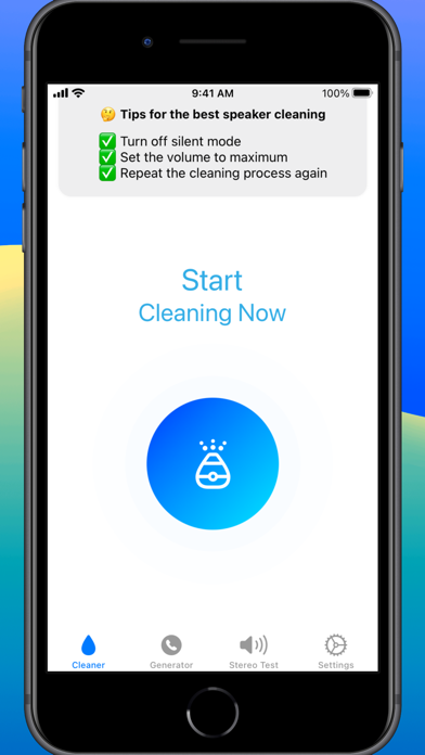 Clear Wave - Speaker Cleaner Screenshot