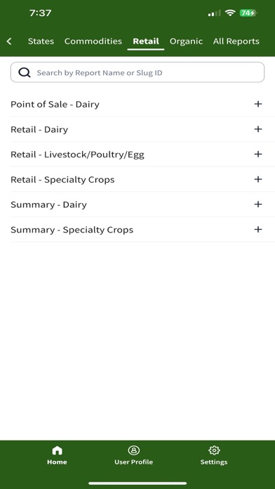 USDA Market News Screenshot