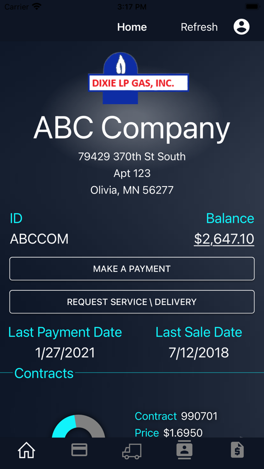 #1. Dixie LP Gas, Inc. (iOS) By: Rural Computer Consultants, Inc.