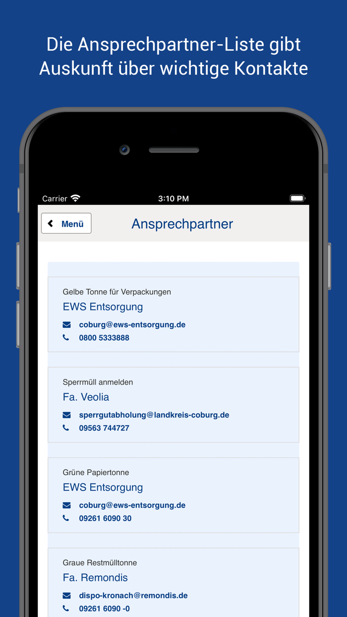 Landkreis Coburg Abfall-App
