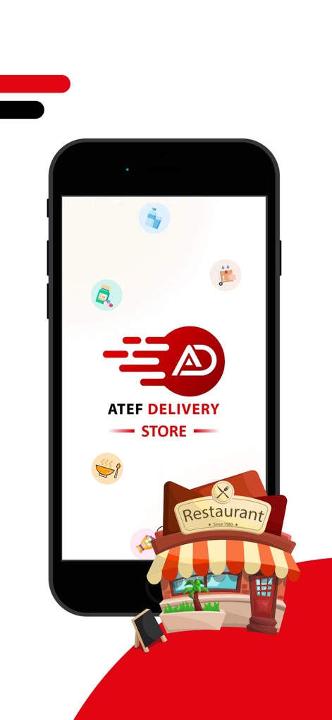 Atef Delivery Store - Food & Drink App | MWM