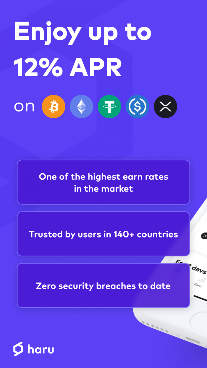 Haru Invest Earn Crypto and BTC