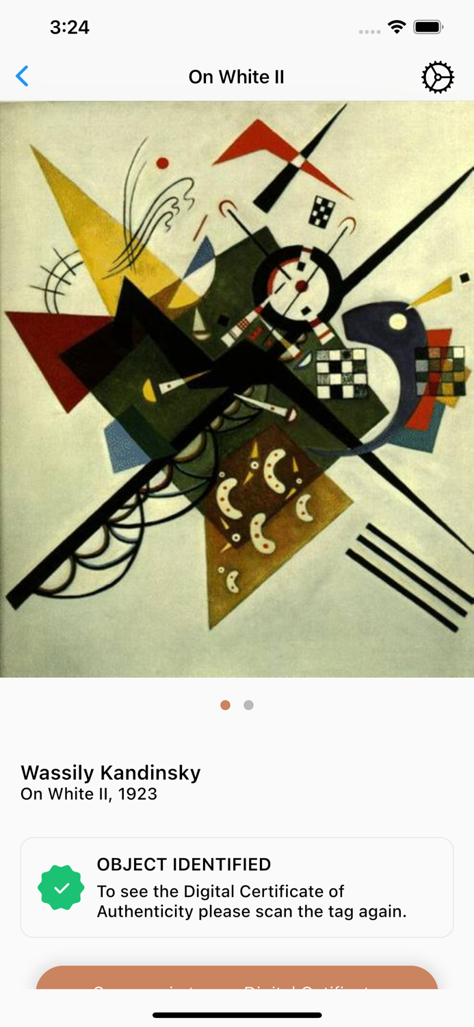 Arteia NFC Authentication