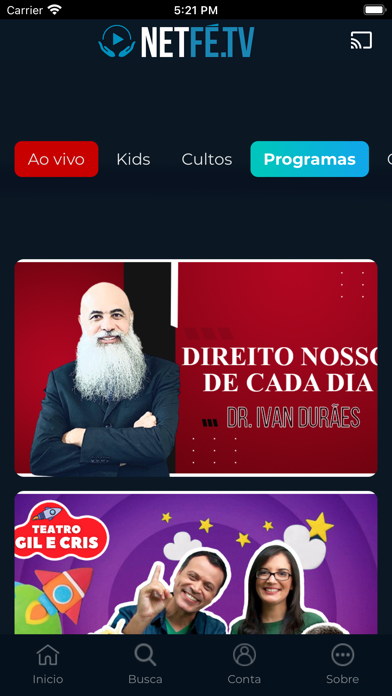 NetFé.TV Screenshot