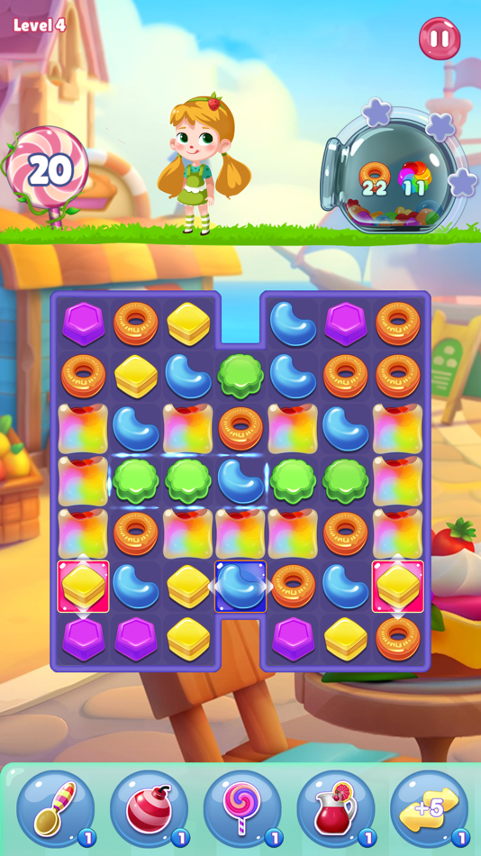 #3. Cookie Candy Blast (iOS) By: 婷婷 刘