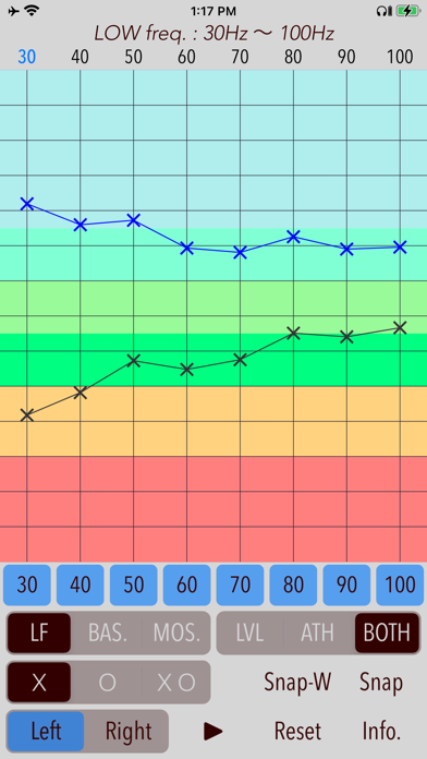 Hearing Analyzer Portrait Screenshot