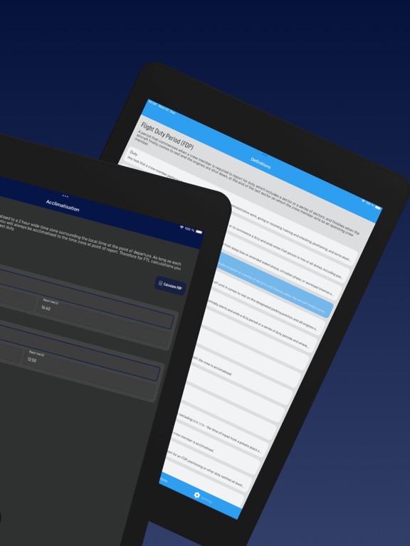 Screenshot #5 pour EASA FTL Calculator