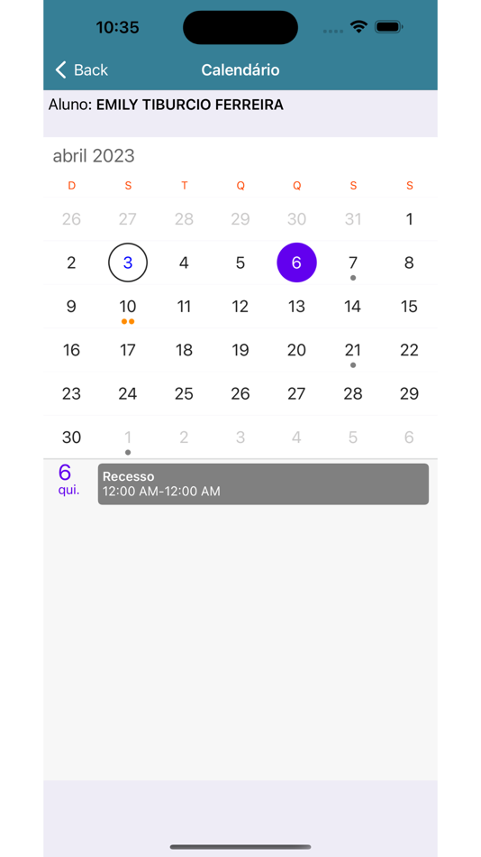 #4. Escola Ciranda da Alegria (iOS) By: L.V.D. SISTEMAS LTDA