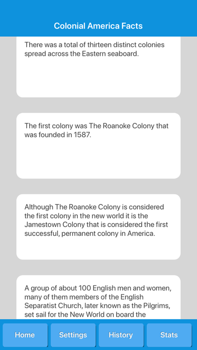 Colonial America History Screenshot