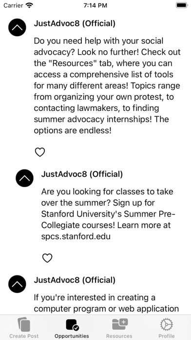 JustAdvoc8 Screenshot