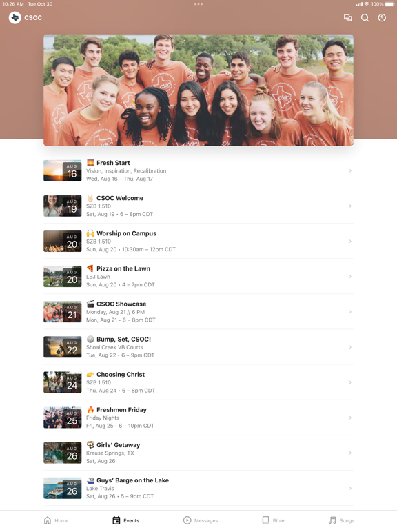 Screenshot #5 pour Christian Students on Campus