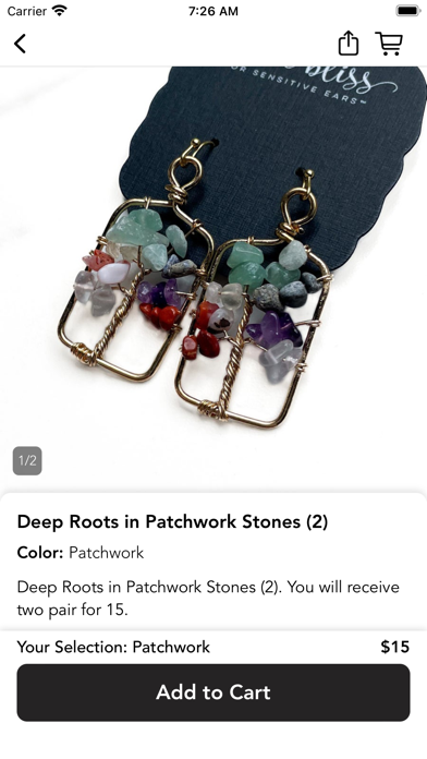 Dixie Bliss Earrings Screenshot