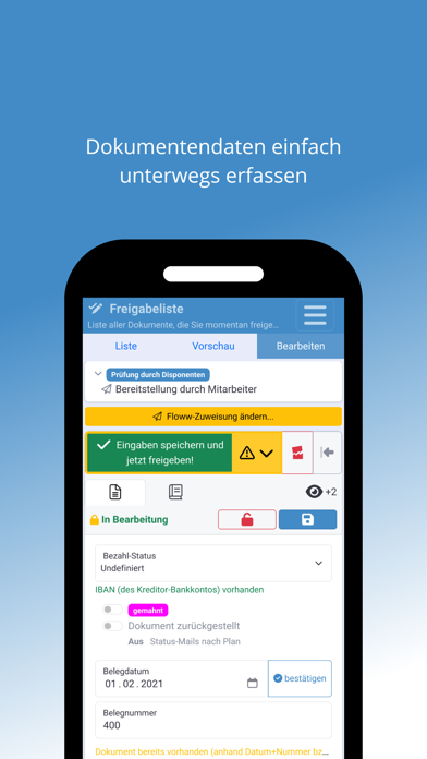 FLOWWER - Rechnungsfreigabe Screenshot