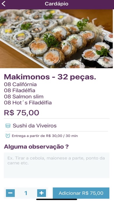 Sushi da Viveiros Screenshot