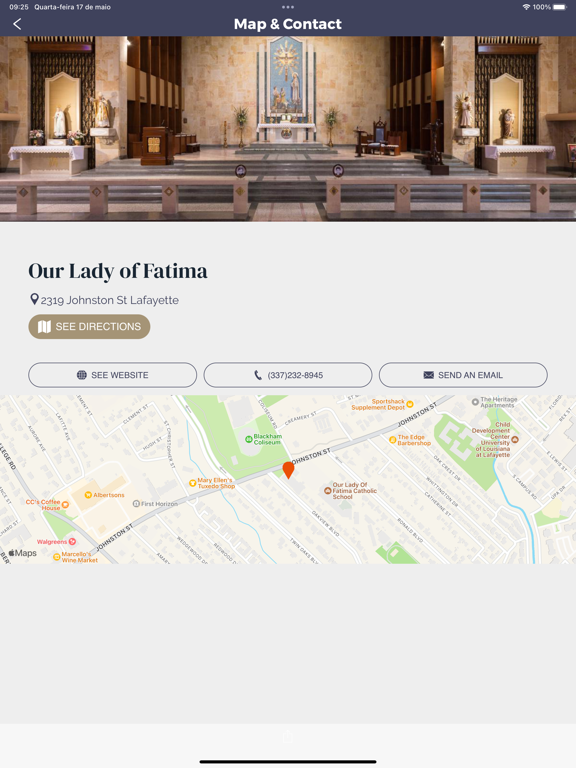 Our Lady of Fatima, Lafayette screenshot 3