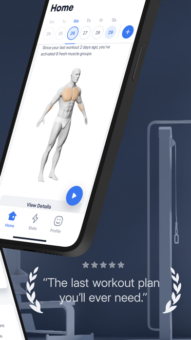TrainMe: Home & Gym Workout Screenshot