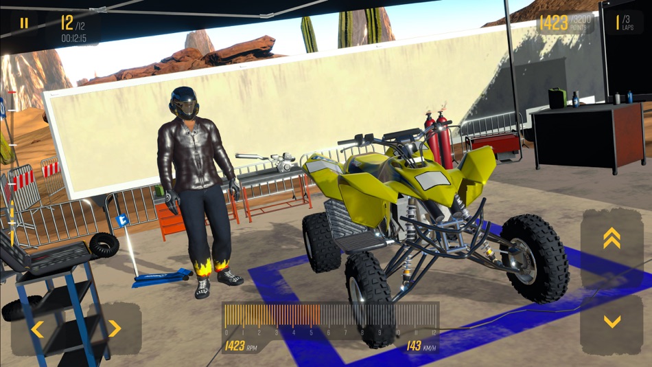 #6. ATV Quad Racing Sim (iOS) Bởi: STANCU COVACI