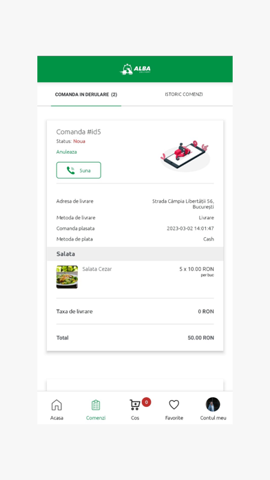Alba Food Delivery Screenshot