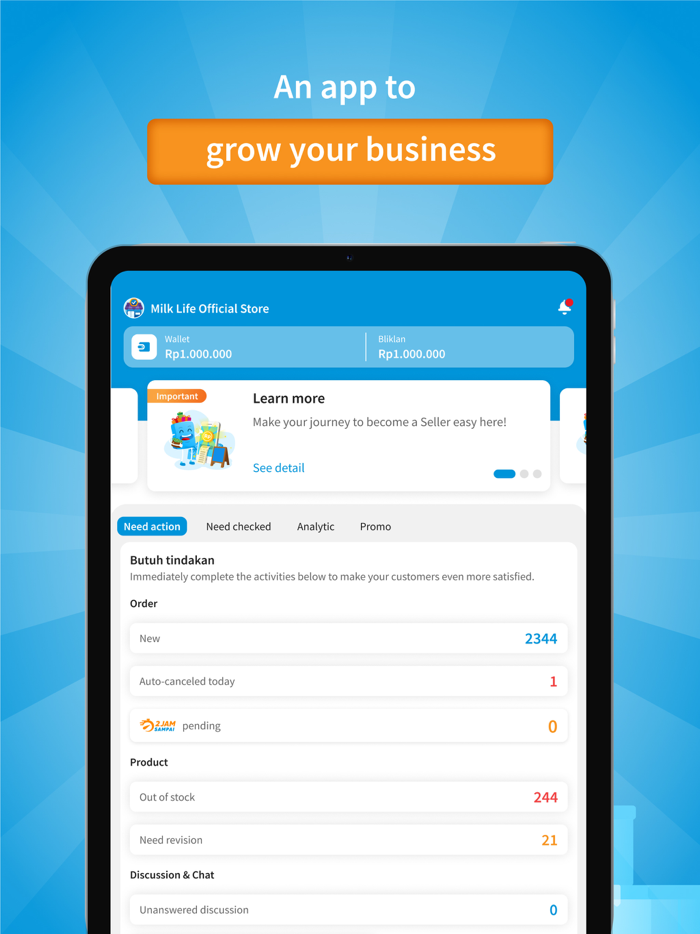 Blibli Seller Center