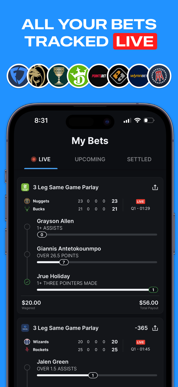 Sports Bet Tracker