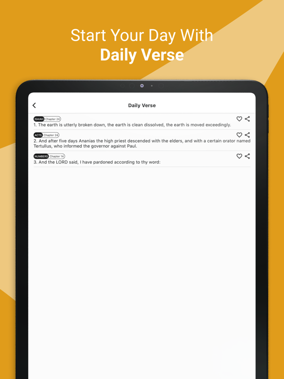 KJV Bible | King James Verses iPad screenshot 4 - Book app