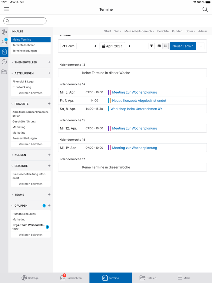 Mein VDFU - Mitgliederportal