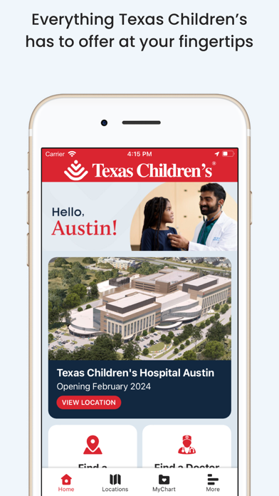 Texas Children's Screenshot