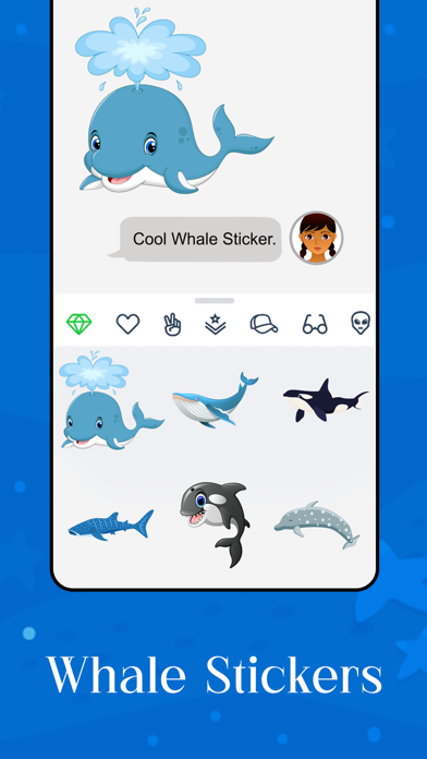 Whale Stickers! Screenshot