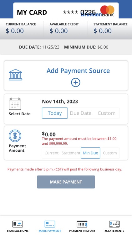 Brannen Bank Credit Card screenshot-4