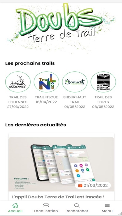 Doubs Terre de Trail Screenshot