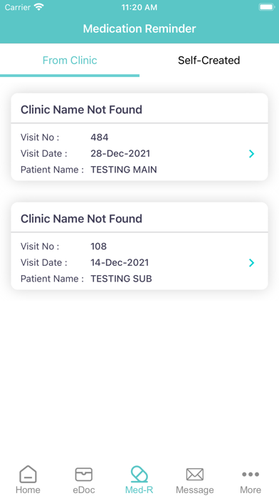 eHealthAssist Screenshot