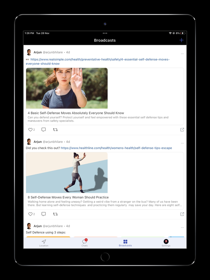 Emergency App Personal Safety