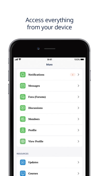 Oxford Review Member App Screenshot